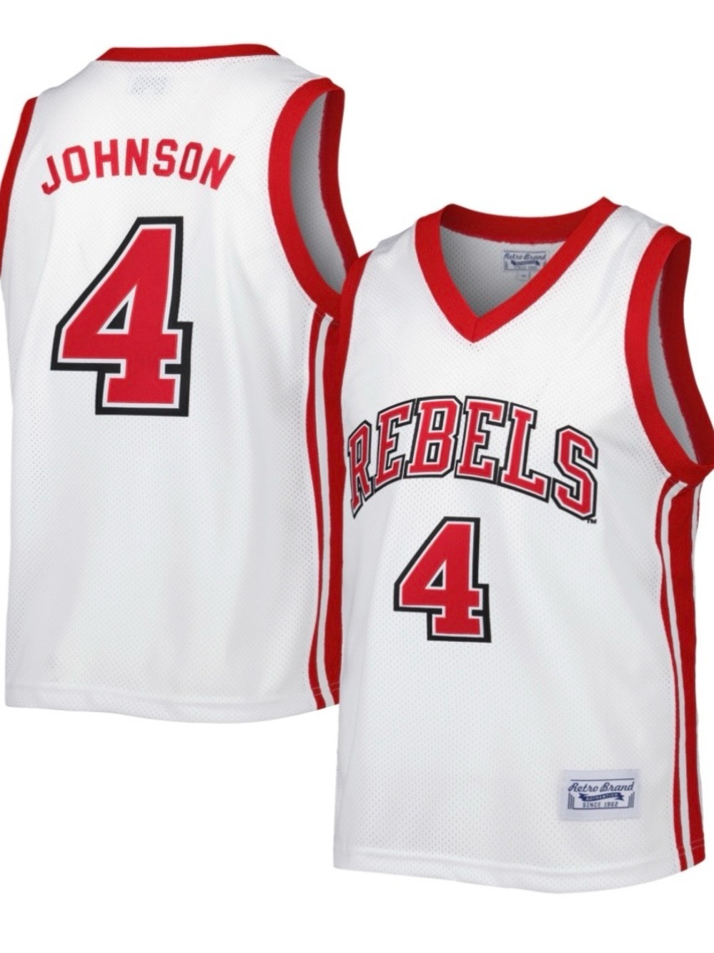 Larry Johnson UNLV Rebels Retro Brand Alumni Commemorative Replica Jersey S